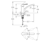 Grohe QuickFix Start - Dřezová baterie, matná černá 324412432