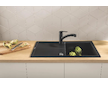 Grohe QuickFix Start - Dřezová baterie s výsuvnou sprškou, matná černá 303072431