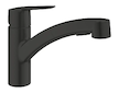 Grohe QuickFix Start - Dřezová baterie s výsuvnou sprškou, matná černá 305312431