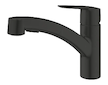Grohe QuickFix Start - Dřezová baterie s výsuvnou sprškou, matná černá 305312431