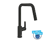 Grohe QuickFix Start - Dřezová baterie s výsuvnou sprškou, matná černá 306312430