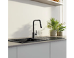 Grohe QuickFix Start - Dřezová baterie s výsuvnou sprškou, matná černá 306312430