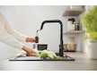 Grohe QuickFix Start - Dřezová baterie s výsuvnou sprškou, matná černá 306312430