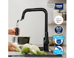 Grohe QuickFix Start - Dřezová baterie s výsuvnou sprškou, matná černá 306312430