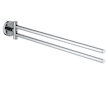Grohe QuickFix Start - Dvojitý držák ručníků, délka 44 cm, chrom 41183000