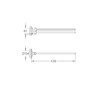 Grohe QuickFix Start - Dvojitý držák ručníků, délka 44 cm, chrom 41183000