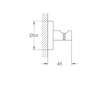 Grohe QuickFix Start - Háček, chrom 41173000