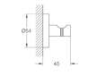 Grohe QuickFix Start - Háček, matná černá 411732430