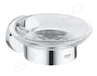 Grohe QuickFix Start - Mýdlenka s držákem, sklo/chrom 41193000