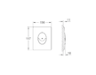 Grohe QuickFix Start - Ovládací tlačítko splachování, chrom 38964000
