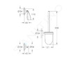 Grohe QuickFix Start - Set doplňků pro toaletu 3 v 1, supersteel 41204DC0