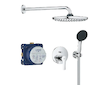 Grohe QuickFix Start - Sprchový set pod omítku, průměr 25 cm, 2 proudy, chrom 25292000