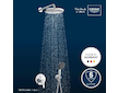 Grohe QuickFix Start - Sprchový set pod omítku, průměr 25 cm, 2 proudy, chrom 25292000