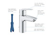 Grohe QuickFix Start - Umyvadlová baterie, chrom 32277002