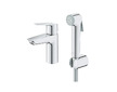Grohe QuickFix Start - Umyvadlová baterie s bidetovou sprškou, chrom 23123003