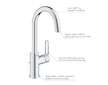 Grohe QuickFix Start - Umyvadlová baterie s výpustí, chrom 24203002