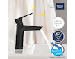 Grohe QuickFix Start - Umyvadlová baterie s výpustí Push-Open, matná černá 242042432