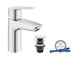 Grohe QuickFix Start - Umyvadlová baterie s výpustí Push-Open, studený start, chrom 23551002