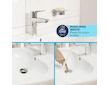 Grohe QuickFix Start - Umyvadlová baterie s výpustí Push-Open, studený start, chrom 23551002