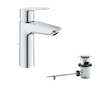 Grohe QuickFix Start - Umyvadlová baterie s výpustí, studený start, chrom 23552002
