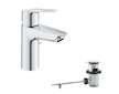 Grohe QuickFix Start - Umyvadlová baterie s výpustí, studený start, chrom 31137002