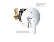 Grohe QuickFix Start - Vanová baterie pod omítku s tělesem, chrom 23558002