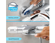 Grohe QuickFix Start - Vanová nástěnná baterie, chrom 24206002