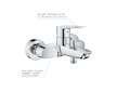 Grohe QuickFix Start - Vanová nástěnná baterie, chrom 24206002
