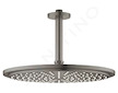 Grohe Rainshower Cosmopolitan - Hlavová sprcha 310, sprchové rameno 14 cm, 1 proud, kartáčovaný tmavý grafit 26067AL0