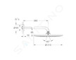 Grohe Rainshower Cosmopolitan - Hlavová sprcha Cosmopolitan 310 s ramenem 38 cm, 1 proud, tmavý grafit 26066A00