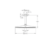 Grohe Rainshower - Hlavová sprcha 310 Mono Cube 9,5 l/min, 1 proud, stropní rameno 14 cm, chrom 26566000