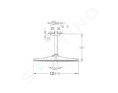 Grohe Rainshower - Hlavová sprcha 310 Mono Cube 9,5 l/min, se stropním ramenem, kartáčovaný Warm Sunset 26566DL0