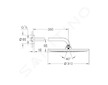 Grohe Rainshower - Hlavová sprcha Cosmopolitan 310 s ramenem 38 cm, 1 proud, supersteel 26066DC0
