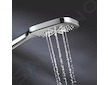 Grohe Rainshower SmartActive Cube - Sada sprchové hlavice 130 9,5 l/min, 3 proudy, držáku a hadice, chrom 26588000