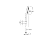Grohe Rainshower SmartActive Cube - Sada sprchové hlavice 130 9,5 l/min, 3 proudy, držáku a hadice, měsíční bílá 26588LS0