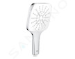 Grohe Rainshower SmartActive Cube - Sada sprchové hlavice 130 9,5 l/min, 3 proudy, držáku a hadice, měsíční bílá 26589LS0