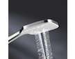 Grohe Rainshower SmartActive Cube - Sada sprchové hlavice 130 9,5 l/min, 3 proudy, tyče 60 cm a hadice, měsíční bílá 26584LS0
