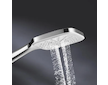 Grohe Rainshower SmartActive Cube - Sada sprchové hlavice 130 9,5 l/min, 3 proudy, tyče 90 cm a hadice, měsíční bílá 26587LS0