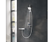 Grohe Rainshower SmartActive Cube - Sada sprchové hlavice 130 9,5 l/min, 3 proudy, tyče 90 cm a hadice, měsíční bílá 26587LS0