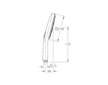 Grohe Rainshower SmartActive Cube - Sprchová hlavice, 3 proudy, Cool Sunrise 26582GL0