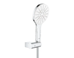 Grohe Rainshower SmartActive - Sada sprchové hlavice 130 9,5 l/min, 3 proudy, držáku a hadice, měsíční bílá 26580LS0