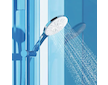 Grohe Rainshower SmartActive - Sada sprchové hlavice 130 9,5 l/min, 3 proudy, tyče 60 cm a hadice, měsíční bílá 26577LS0