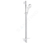 Grohe Rainshower SmartActive - Sada sprchové hlavice 130 9,5 l/min, 3 proudy, tyče 90 cm a hadice, měsíční bílá 26579LS0