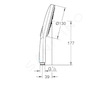 Grohe Rainshower SmartActive - Sprchová hlavice 130, 3 proudy, chrom 26544000
