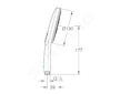 Grohe Rainshower SmartActive - Sprchová hlavice 130, 3 proudy, měsíční bílá 26544LS0