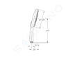Grohe Rainshower SmartActive - Sprchová hlavice 130 9,5 l/ min, 3 proudy, Warm Sunset 26574DA0