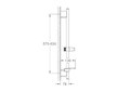 Grohe Rainshower SmartActive - Sprchová tyč s poličkou, 60 cm, kartáčovaný Cool Sunrise 26602GN0