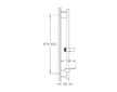 Grohe Rainshower SmartActive - Sprchová tyč s poličkou, 90 cm, kartáčovaný nikl 26603EN0