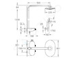 Grohe Rainshower SmartControl - Sprchový set Duo 360 s termostatem, 2 proudy, chrom 26250000