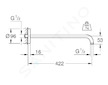 Grohe Rainshower - Sprchové rameno 42 cm, chrom 26146000